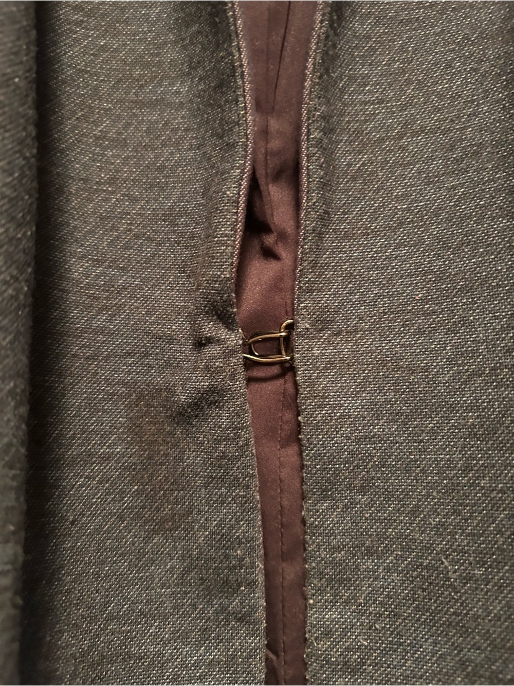 Lane Bryant Blue and Gray Open-Front Blazer - Picture 3 of 5